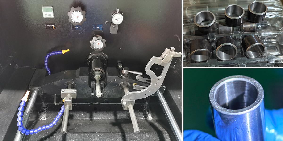 horizontal manual honing machine