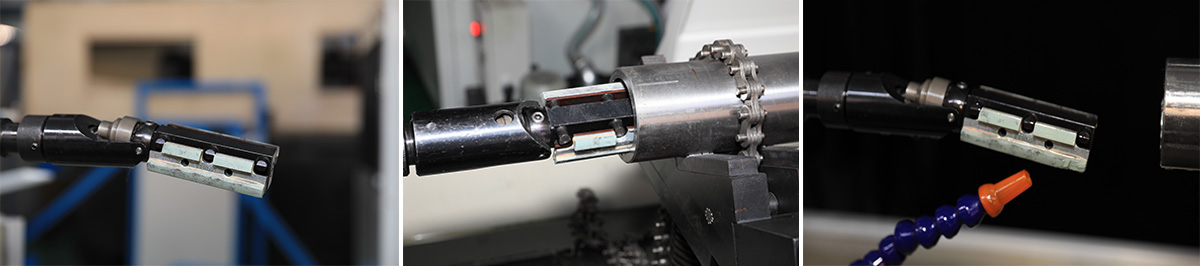 Horizontal deep hole honing machine tool