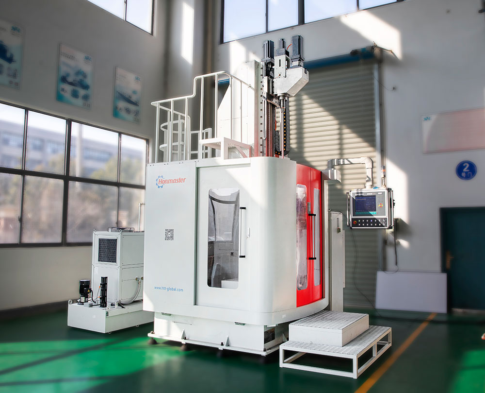 Vertical deep hole honing machine 